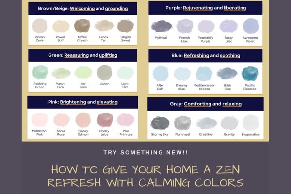 How to give your home a zen refresh with calming colors 