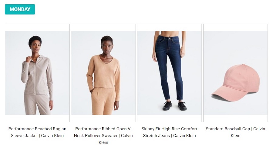 Calvin Klein Outfits of the week