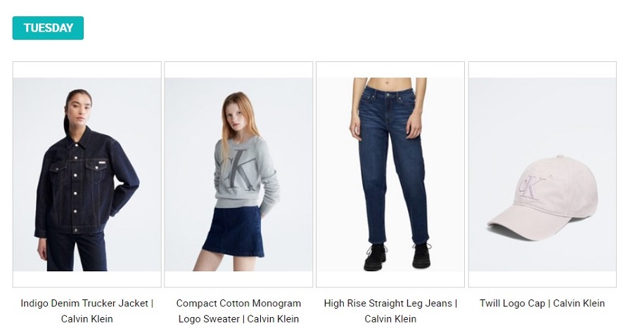 Calvin Klein Outfits of the week
